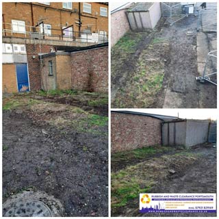 sites cleared and rubbish removed waterlooville - illustration